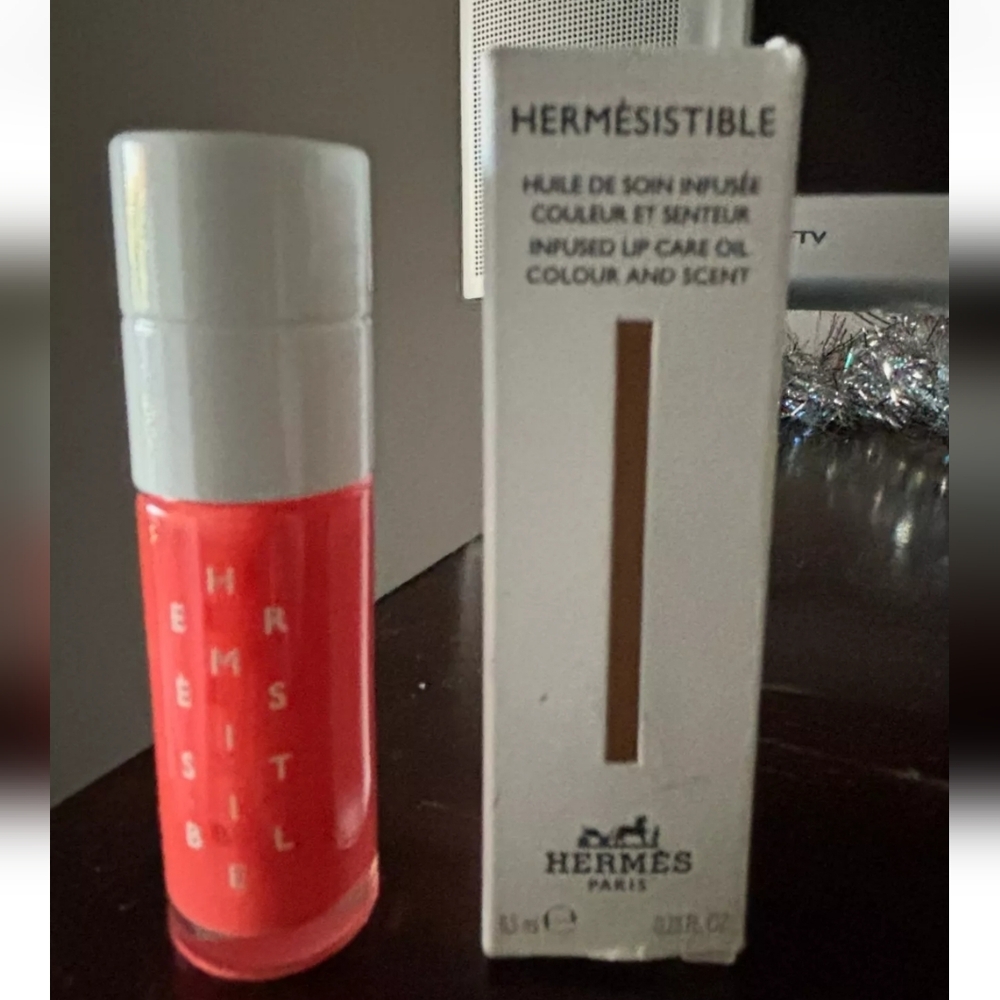 HERMES Lip Oil 02 Brillant Corail BIGARADE New in Box $59